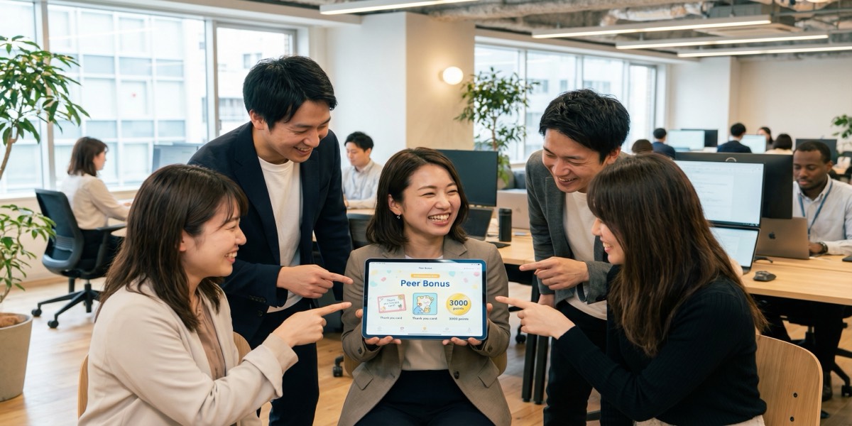 エンゲージメント向上ピアボーナスアプリ